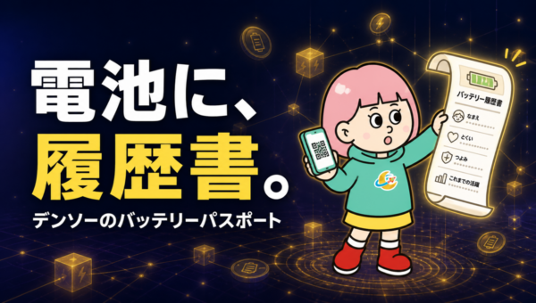 デンソーが電池に「履歴書」を付け始めた。ブロックチェーンを使ったバッテリーパスポートサービス