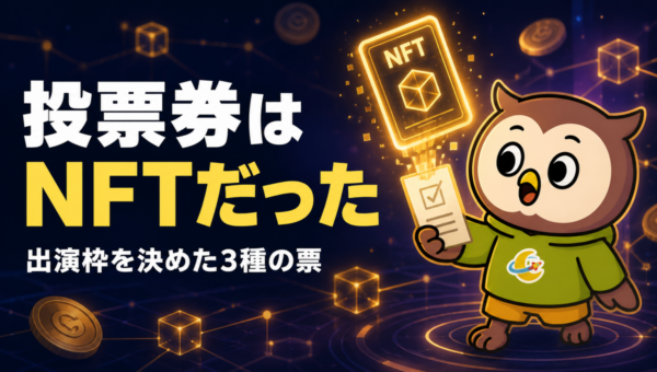 ネット投票の不正を防ぐ方法は、票をNFTにすること。中津川WILD WOODの出演枠を決めた投票チケット3種類の中身