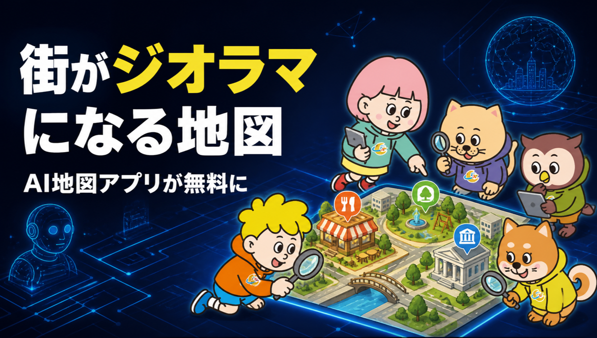 地図アプリ「Wanderland」、行き先を決めずに家を出る休日が始まる