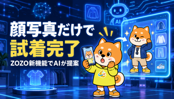 ZOZO「似合うルーム」は顔写真でAIが選んだコーデを試着できる。好きなコーデを5枚選ぶだけの28タイプ診断、試着は1日3回まで