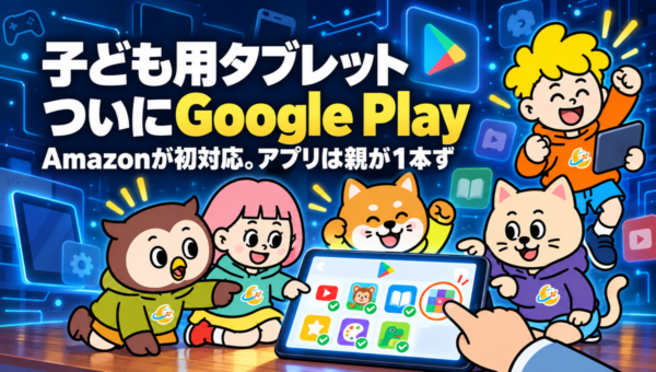 Amazonキッズタブレット、初のGoogle Play対応で10月14日出荷。ちいかわ版は41,980円