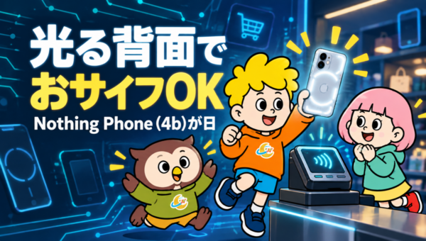 Nothing Phone (4b)が59,800円で日本へ。おサイフケータイ付き、背面が光るスマホが10月27日発売