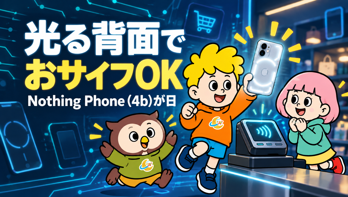 Nothing Phone (4b)が59,800円で日本へ。おサイフケータイ付き、背面が光るスマホが10月27日発売